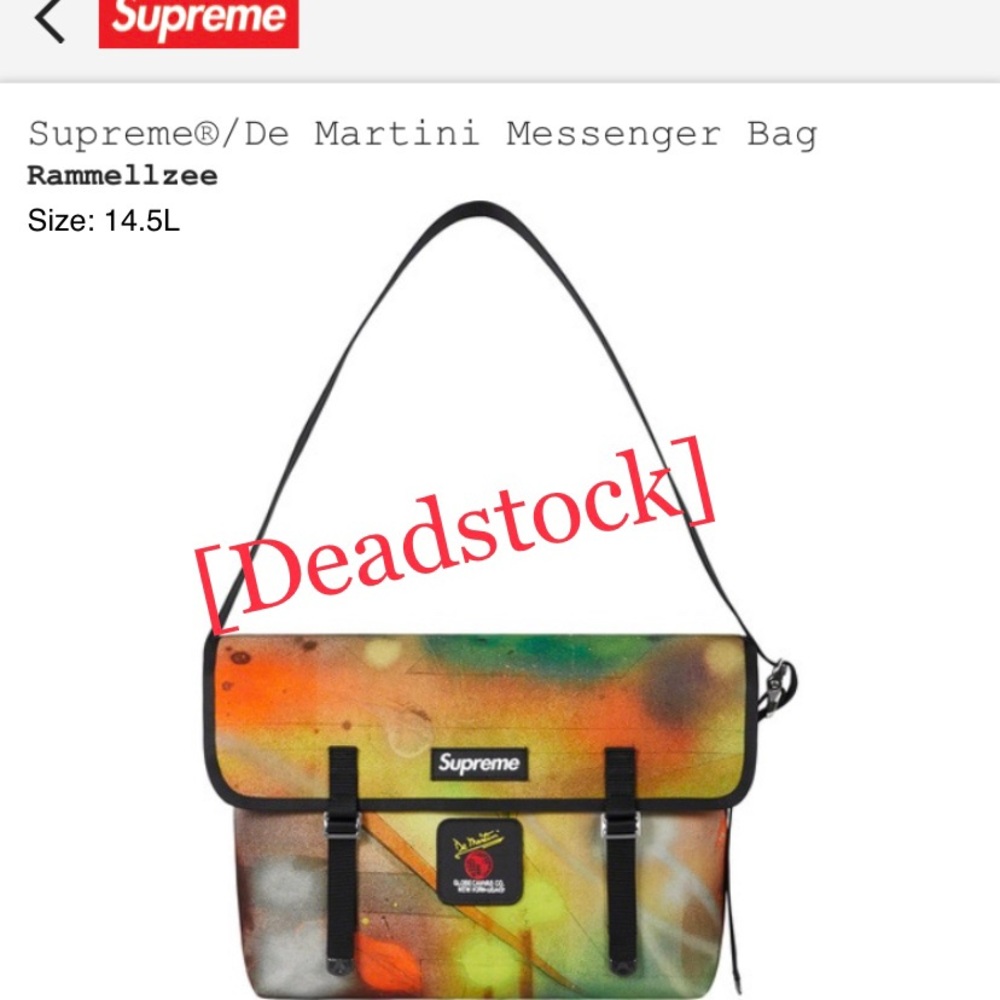 Supreme/De Martini Messenger Bag